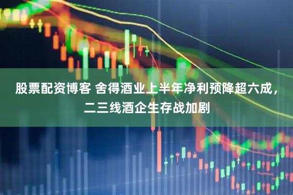 股票配资博客 舍得酒业上半年净利预降超六成，二三线酒企生存战加剧